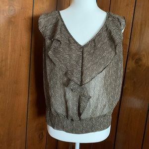 Cheetah print blouse